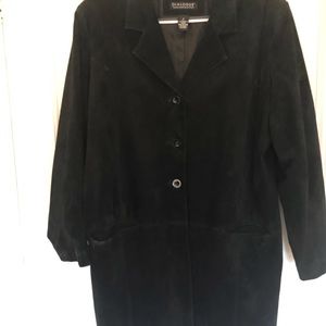Vintage Suede 3/4 length Dialogue jacket